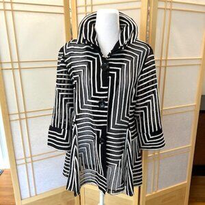 Damee, Inc. Striped Jacket - Size M